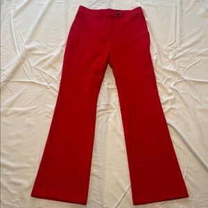 New - Ann Taylor Vibrant Red Flare Pants